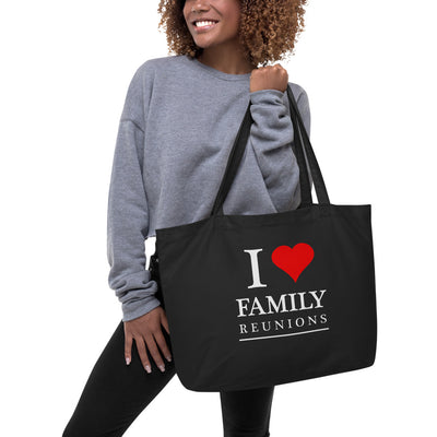 I love Family reunion Large tote bag - thatfamilyreunionchick