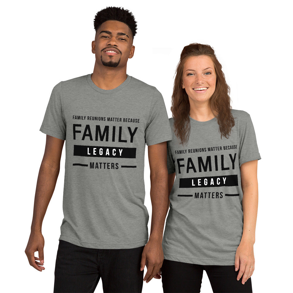 Family Legacy unisex Tri-blend t-shirt - That Family Reunion Chick
