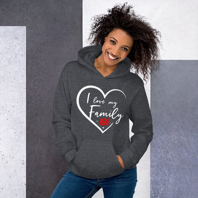 I Love My Family 100 Unisex Hoodie - That Family Reunion Chick