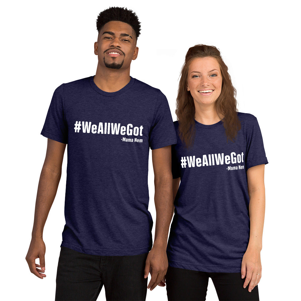 WeAllWeGet unisex Tri-Blend  t-shirt - That Family Reunion Chick
