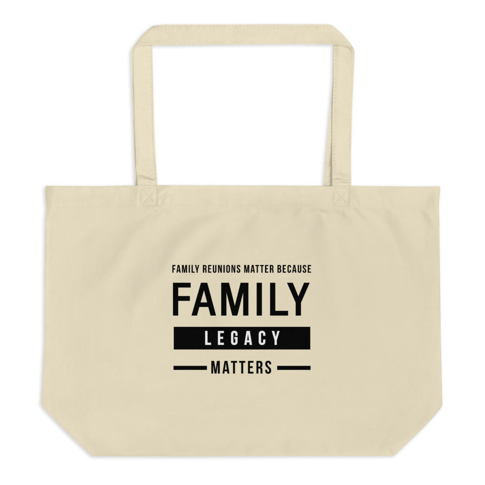 Family Legacy Large tote bag - That Family Reunion Chick