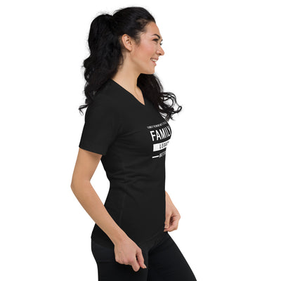 Family Legacy V-Neck T-Shirt - That Family Reunion Chick