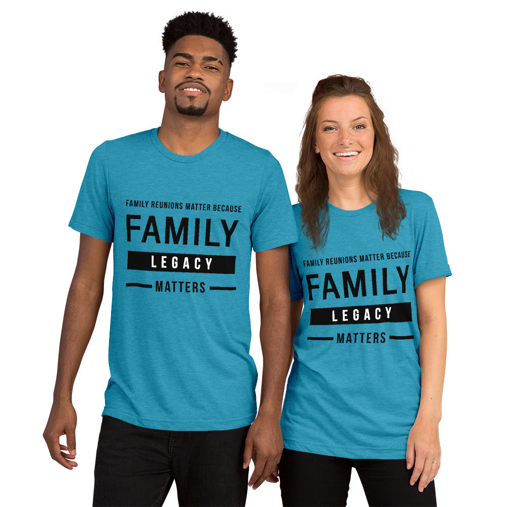 Family Legacy unisex Tri-blend t-shirt - That Family Reunion Chick