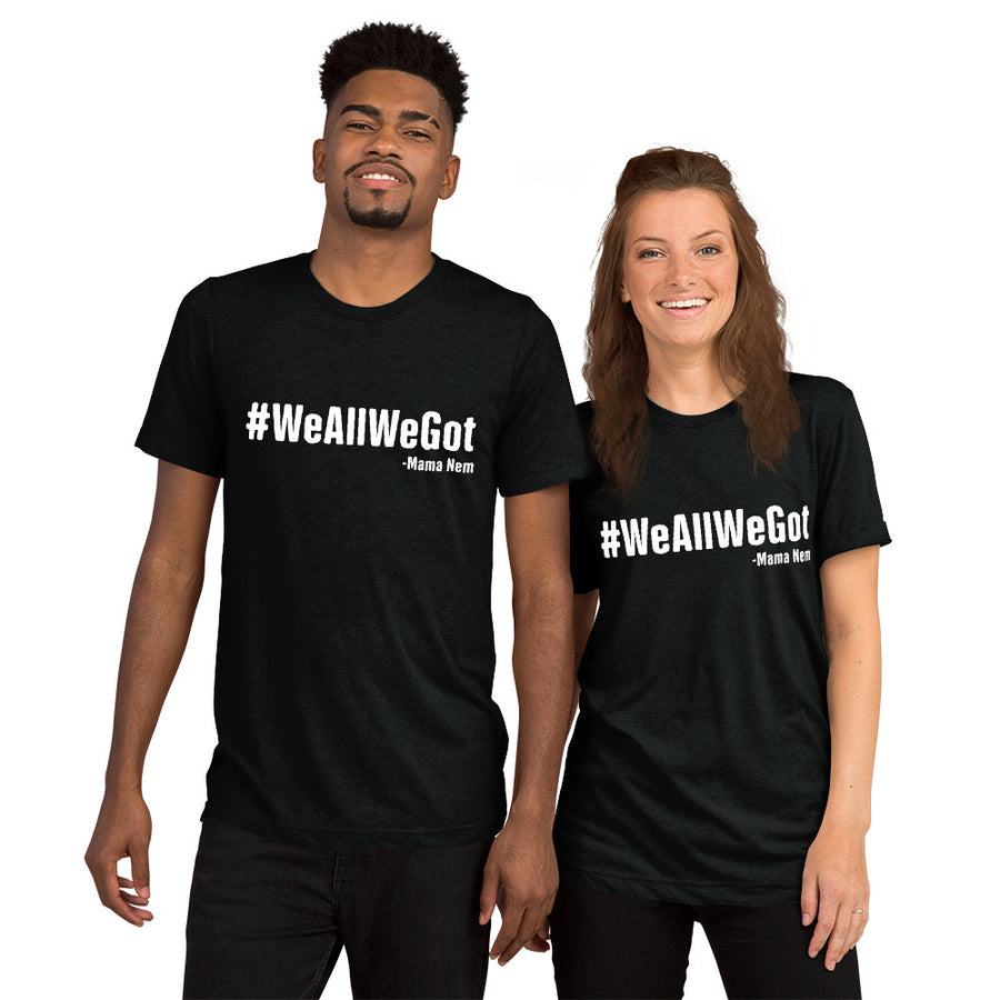 WeAllWeGet unisex Tri-Blend  t-shirt - That Family Reunion Chick