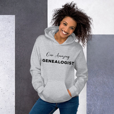 One Amazing Genealogist Unisex Hoodie - That Family Reunion Chick