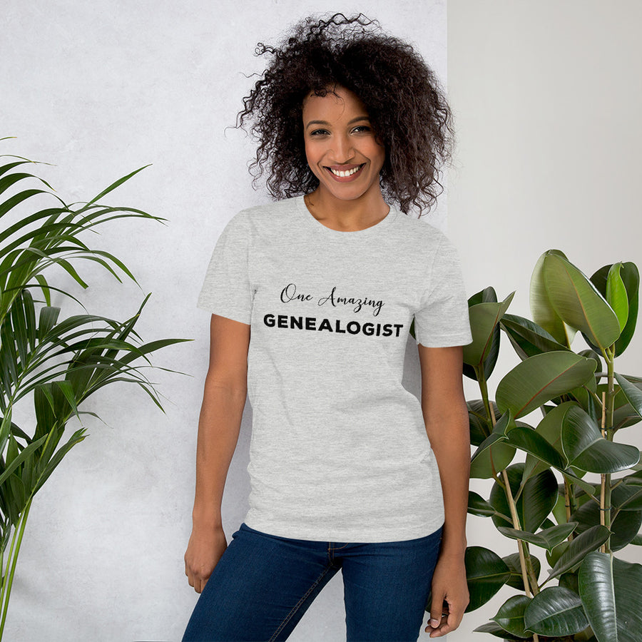 One Amazing Genealogist Unisex T-Shirt - That Family Reunion Chick