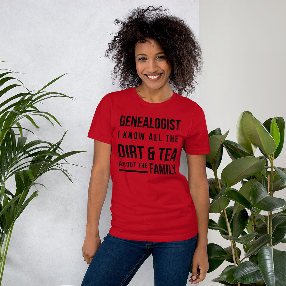 Genealogist Unisex T-Shirt - That Family Reunion Chick